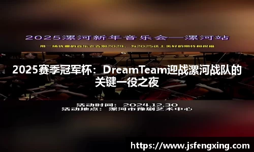2025赛季冠军杯：DreamTeam迎战漯河战队的关键一役之夜